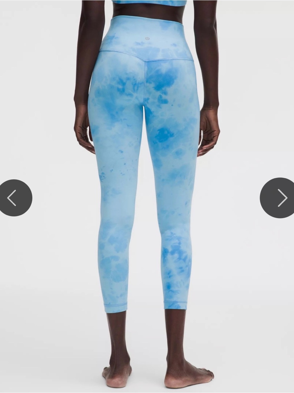 lululemon Align High-Rise Pant 25” Smoothie Wash Blueberry Multi Size 8
